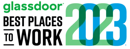 Glassdoor - Best places to work logo 2023